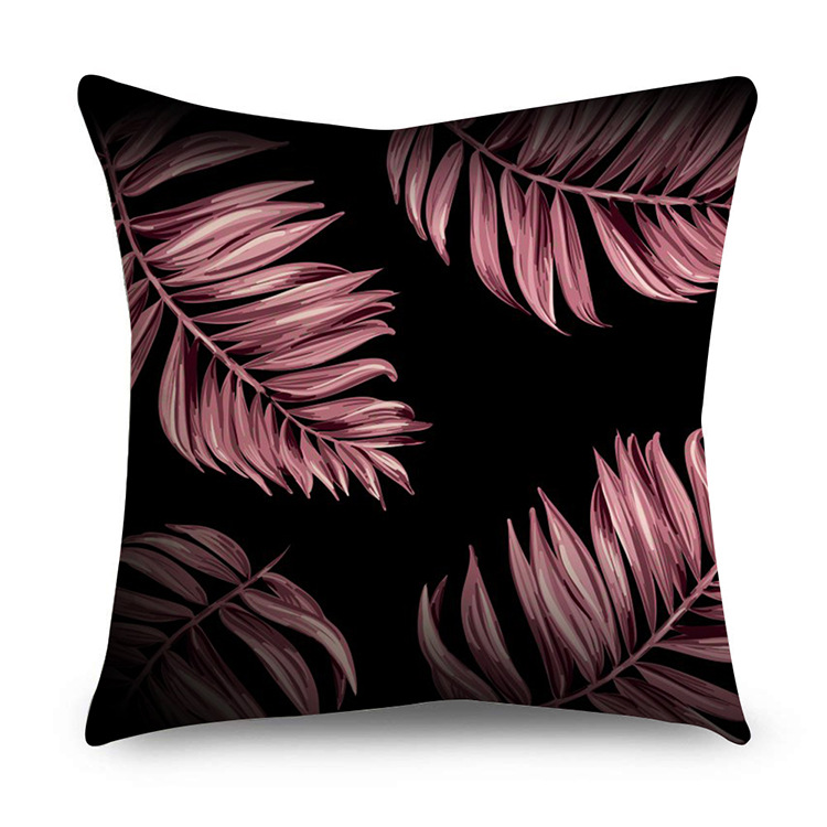 Rose Gold Polyester Pillow Cover Black Gold Element Cushion Throw Pillowcase - Image 16