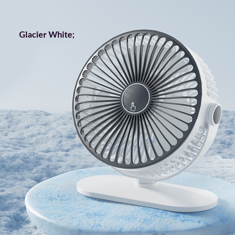 Portable Clip-On Silent Mini Car Charging Fan