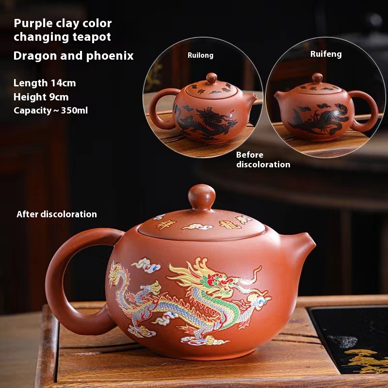Chinese Style Kung Fu Teapot That Heats Up When Exposed To Water - Image 4