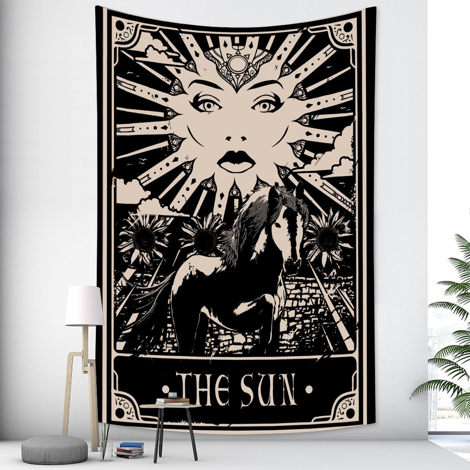 Tarot Brand New Product Indian Mandala Tapestry Witchcraft Tapestry Bohemian Style Decoration Home Decoration Hippie Mattress - Image 4