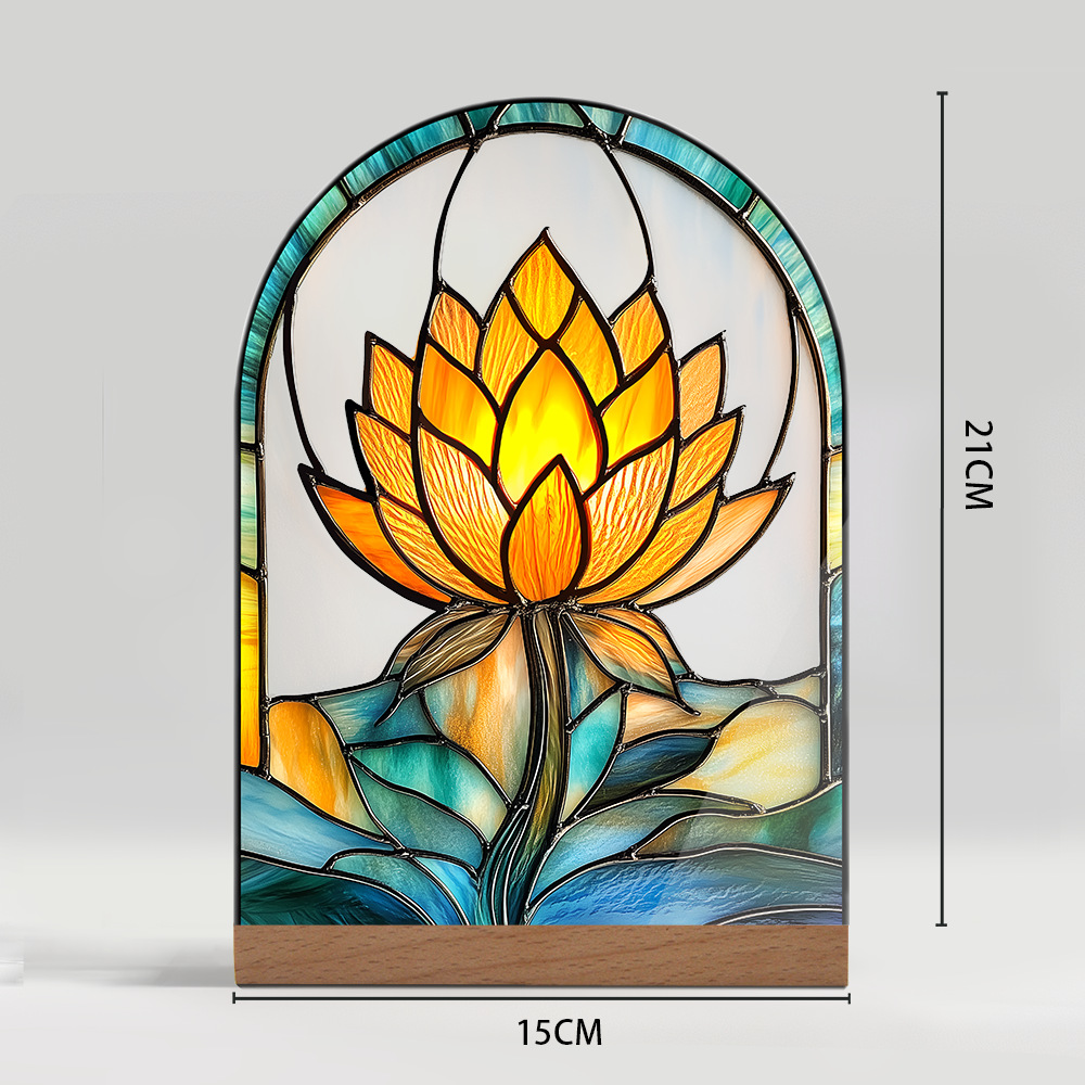 Plant Floral And Landscape Decorative Acrylic Ornaments With A Glass-like Texture - Image 24