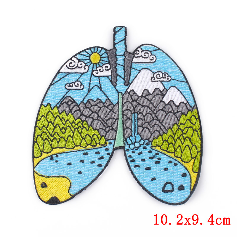 Mountain Travel Sunrise Clothing Thermo Adhesive Patches