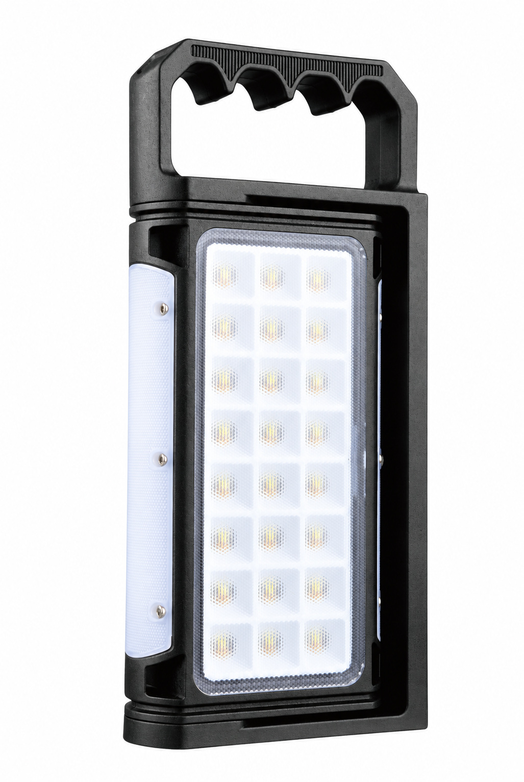 Rechargeable Magnetic Battery Display Power Bank Function LED Work Light W8152 1 Black 1700LM Portable