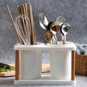 Ceramic chopstick tube-pure white-1 pack-Box