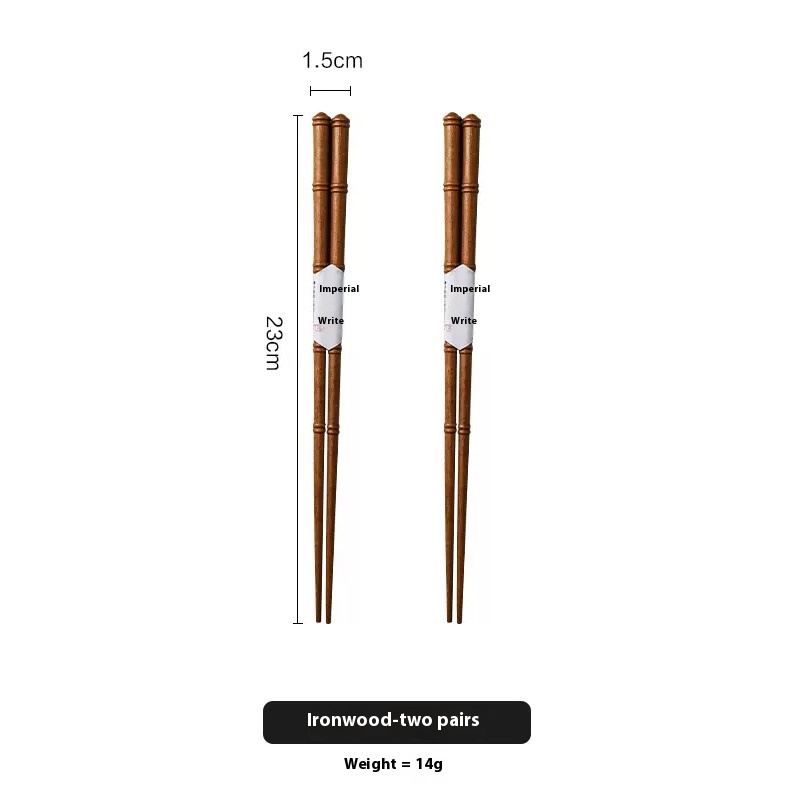 Creative Personal Household Natural Solid Wood Chopsticks