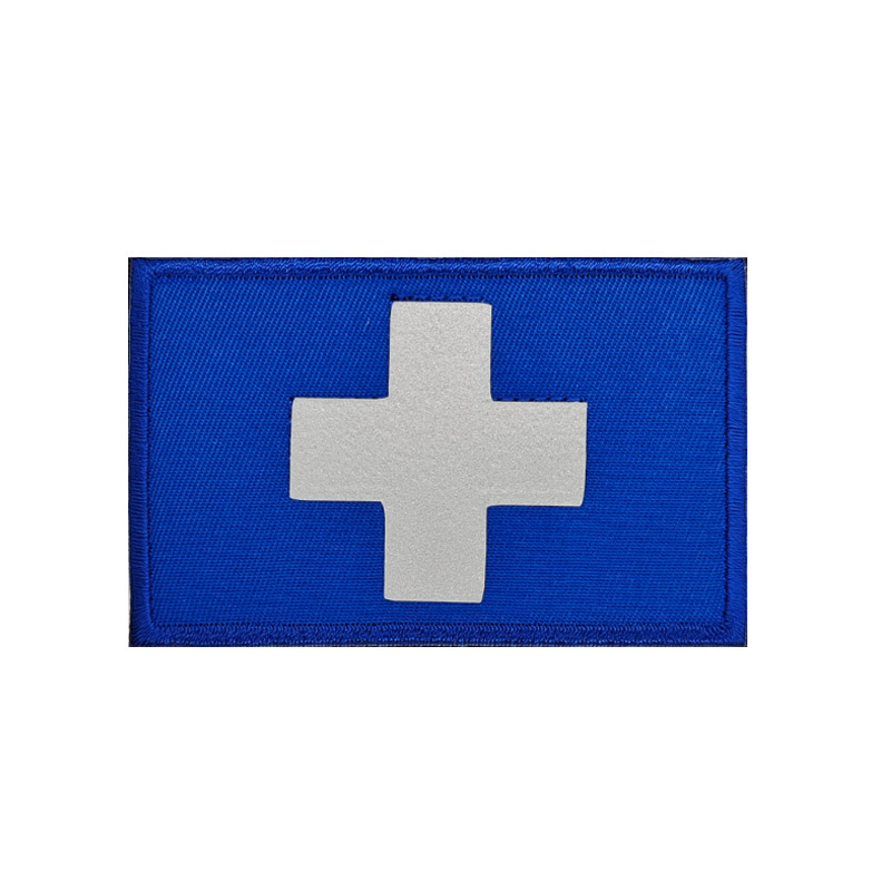 Red Cross Badge Medical First Aid Patch IR Reflective Embroidered Cloth Stickers - Image 8