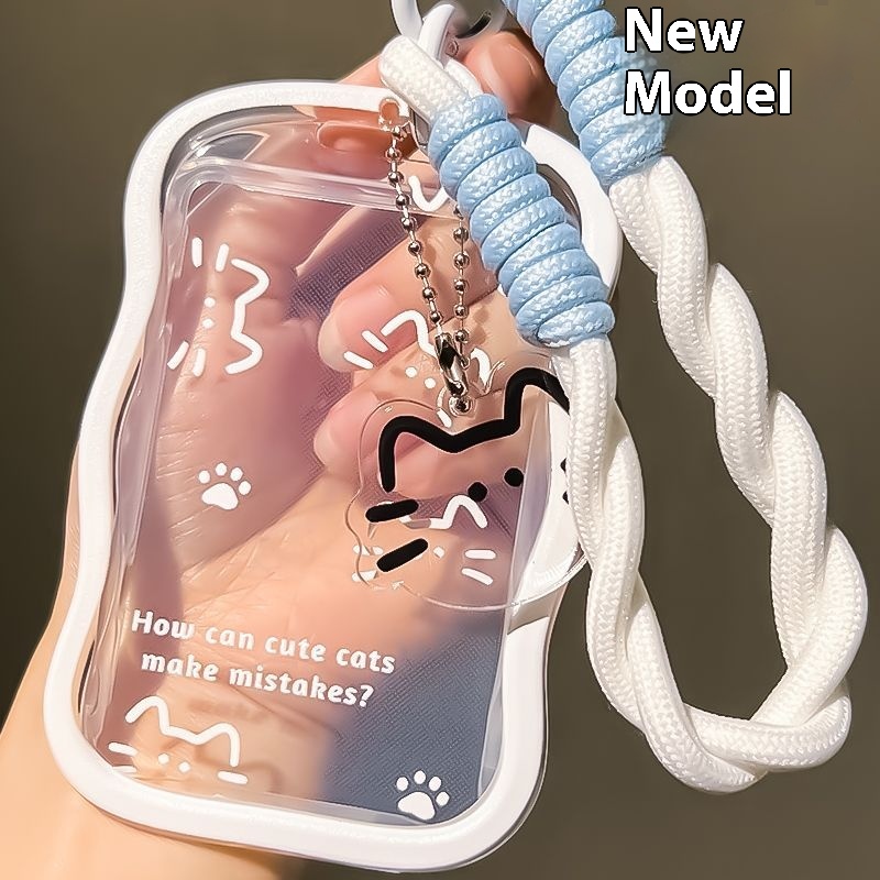 Simple Cat Student Card Cover Ins Niche