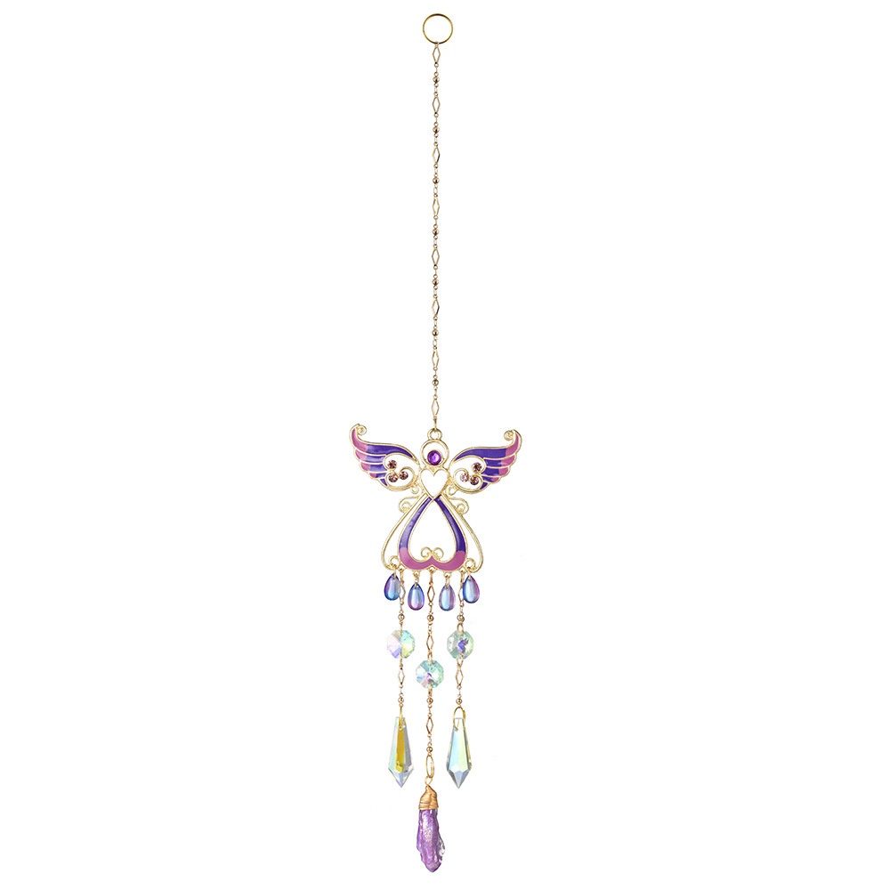 Multi-colored Angel Crystal Courtyard Light-capturing Ornaments For Balcony Windows - Image 3