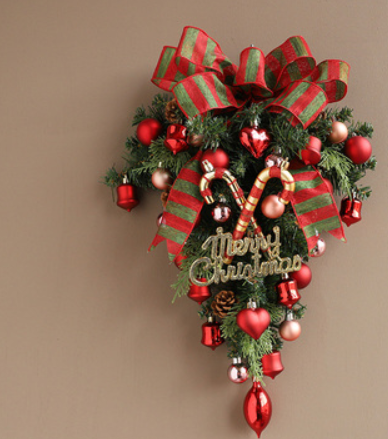 Jinghua Christmas Wreath Door Decoration Wall Hanging - Image 4