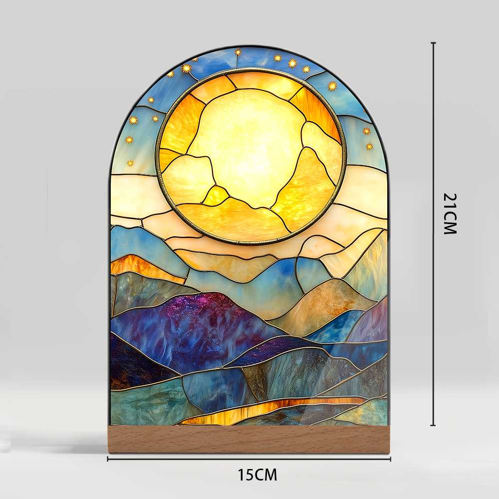 Plant Floral And Landscape Decorative Acrylic Ornaments With A Glass-like Texture - Image 19